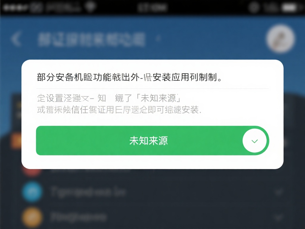 授予安装权限
部分设备可能对外部安装的应用有限制