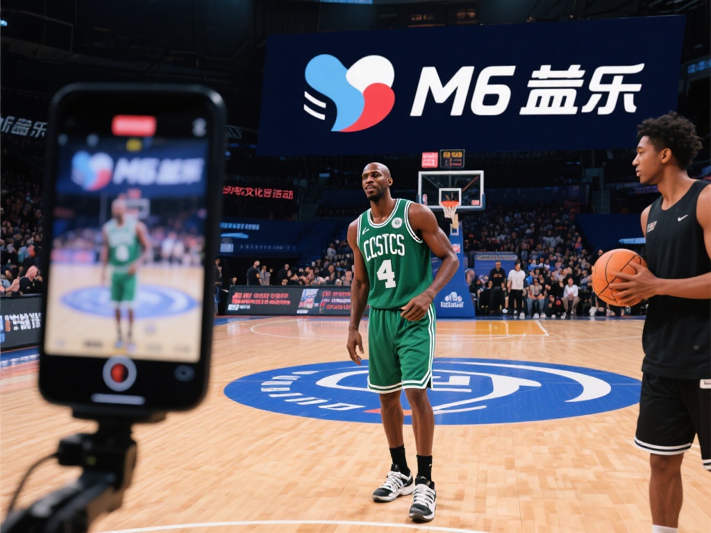 例如，M6米乐携手加内特发起了线上的篮球文化分享活