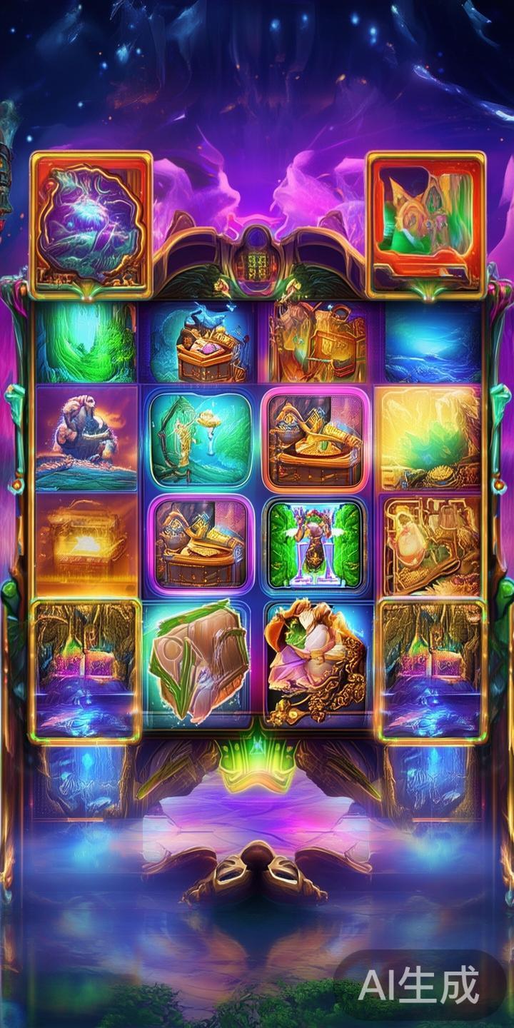 《梦幻宝藏》
这是一款融入幻想和探险元素的老虎机