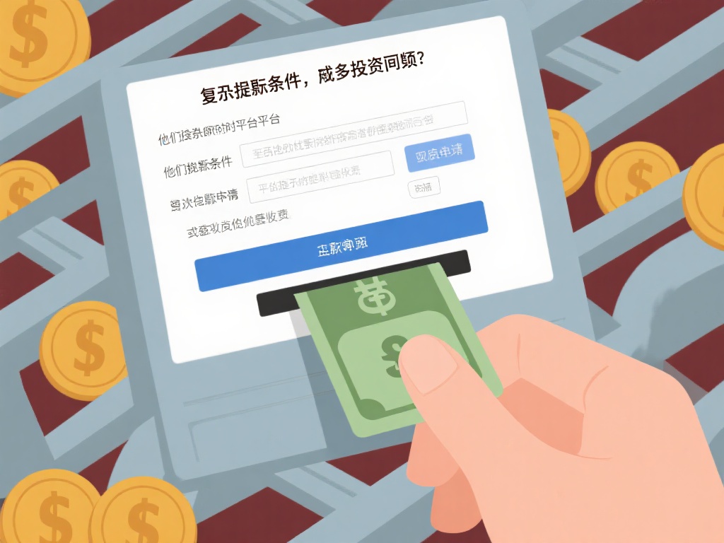 复杂的提款条件：不少投资者表示，在他们尝试提款时，